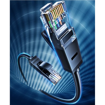 綠聯(lián)(UGREEN)20163 數(shù)據(jù)線 六類網(wǎng)線 千兆高速寬帶線 CAT6類網(wǎng)絡(luò)工程家用電腦監(jiān)控跳線 8芯雙絞成品線纜 8米 黑色20163