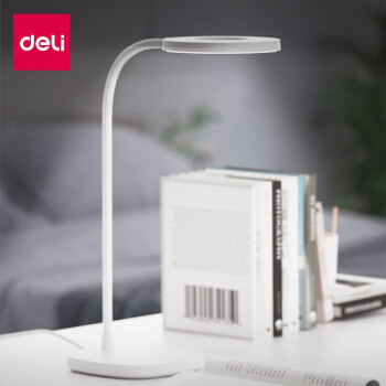 得力/deli  4305 臺(tái)燈/壁燈/床頭燈/落地?zé)?AA級(jí)減藍(lán)光臺(tái)燈 工作閱讀觸控調(diào)光兒童學(xué)生學(xué)習(xí)臺(tái)燈