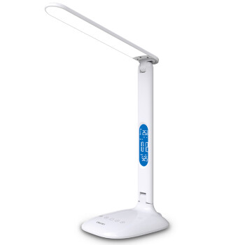 得力/deli 4325 臺(tái)燈/壁燈/床頭燈/落地?zé)?鋰電池LED可充電學(xué)習(xí)臺(tái)燈 時(shí)間鬧鐘臥室床頭燈 可調(diào)光調(diào)色