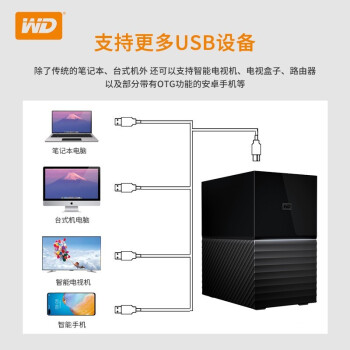 西部數(shù)據(jù)(WD) My Book Duo 移動(dòng)硬盤 36TB桌面存儲(chǔ) 3.5英寸大容量 臺(tái)式RAID存儲(chǔ)設(shè)備 【桌面存儲(chǔ)】數(shù)據(jù)倉(cāng)庫(kù)