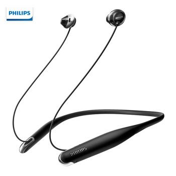 飛利浦(PHILIPS) SHB4205 耳機(jī)/耳麥 藍(lán)牙耳機(jī) 頸掛式 半入耳式 運動跑步 無線手機(jī)耳機(jī) 手機(jī)通用黑色-藍(lán)牙4.1